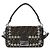 Bolsa Baguette Fendi marrom em jacquard FF com strass e cristais - vista 7