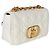 Borsa a catena Small Caro in pelle di vitello morbida bianca Cannage Christian Dior - vista 4