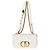 Borsa a catena Small Caro in pelle di vitello morbida bianca Cannage Christian Dior - vista 5