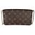 Louis Vuitton Fuchsia Monogram Canvas Felicie Pochette Marrone - vista 2