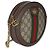 Borsa a tracolla rotonda mini Ophidia Gucci in tela GG Supreme beige - vista 4