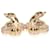 Van Cleef & Arpels Yellow Gold Mother Of Pearl Vintage Alhambra Earrings  - view 5