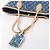 Borsa a tracolla Louis Vuitton Neverfull MM Monogram Denim in blu M13192 - vista 6