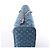 Borsa a tracolla Louis Vuitton Neverfull MM Monogram Denim in blu M13192 - vista 8
