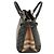 Borsa Tote Burberry in pelle nera borchiata Nero - vista 3