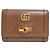 Cartera tri-fold Gucci Diana Bamboo Castaño