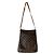 Borsa a tracolla Louis Vuitton Monogram Musette Marrone - vista 8