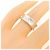 Tiffany & Co Anello a Fascia Tiffany 1837 in Argento 925 - vista 5