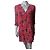 ba&sh rotes Kleid mit Blumenprint Mehrfarben