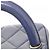 Borsa Chanel in pelle d'agnello blu navy - vista 6