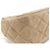 Borsa a tracolla Chanel in camoscio marrone chiaro - vista 3