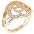 Anel Chanel Camellia em ouro rosa 18K e diamante Dourado