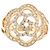 Anel Chanel Camellia em ouro rosa 18K e diamante Dourado - vista 2