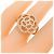 Anel Chanel Camellia em ouro rosa 18K e diamante Dourado - vista 5