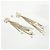 Orecchini a catena Chanel AB0672 Oro e Bianco D'oro - vista 3