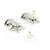 Chanel ABH471 Silver Stud Earrings Silvery - view 3