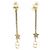 Orecchini Christian Dior Tribal E1270TRICY Bianco D'oro