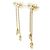 Orecchini Christian Dior Tribal E1270TRICY Bianco D'oro - vista 2