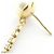 Orecchini Christian Dior Tribal E1270TRICY Bianco D'oro - vista 4
