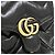 Gucci GG Marmont Rucksack aus gestepptem schwarzem Leder - Ansicht 6