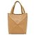 Borsa a mano Loewe Puzzle Fold Mini Tote Beige - vista 2