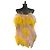 Ralph & Russo Abito Ralph&Russo rosa e giallo in piume di struzzo