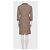 Elegant Prada Brown Silk Blend Dress & Jacket Set Sz.44 Pre-owned - view 3