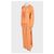 Roberto Cavalli Orange Perforiertes Maxi Kleid EU 38/M Gebraucht - Ansicht 2