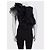 Canotta in mesh con volant Valentino Nera - US 6 / M Usato - vista 3