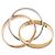 Anello Cartier Trinity in oro bianco rosa e giallo 18K - vista 6
