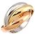 Anello Cartier Trinity in oro bianco oro giallo e oro rosa - vista 6