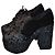 Jeffrey Campbell Scarpe con plateau in velluto nero