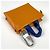 Louis Vuitton LV Mini Shopper Leather Bag Charm Arancione - vista 2