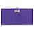 Hermès Hermes Bearn Classic Langbeutel Lila
