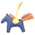 Hermès Hermes Rodeo Accessory Bag Charm PM Blue  - view 2