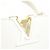 Borsa Louis Vuitton Capucines MINI Bianco - vista 5