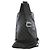 Borsa a tracolla Louis Vuitton Damier Infini Avenue Nero Argento - vista 2