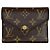 Louis Vuitton Portefeuille Victorine Tri-fold Wallet Marrone