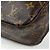 Borsa a tracolla Louis Vuitton Looping MM Marrone - vista 3