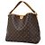 Borsa a tracolla Louis Vuitton Delightful MM Marrone