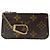 Louis Vuitton Pochette Clé Wallet/Coin Case Brown