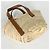 Loewe gewebte Raffia-Handtasche Braun Beige - Ansicht 2