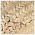 Loewe gewebte Raffia-Handtasche Braun Beige - Ansicht 3