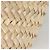 Loewe gewebte Raffia-Handtasche Braun Beige - Ansicht 4