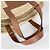Loewe gewebte Raffia-Handtasche Braun Beige - Ansicht 6