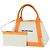 mala Balenciaga Small Cabas Navy Laranja Cru