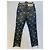 Jeans in denim Gucci Monogram con strass Blu - vista 2