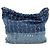 Borsa a tracolla Chanel CHANEL 22 in blu navy - vista 2