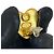 Orecchini Chanel Coco Mark motivo cuore D'oro - vista 3
