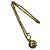 Collana placcata oro Chanel Vintage con motivo Coco Mark D'oro